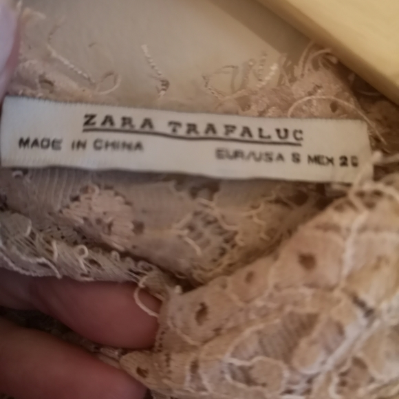 Pattern pink high neck crop - Picture 3 of 4